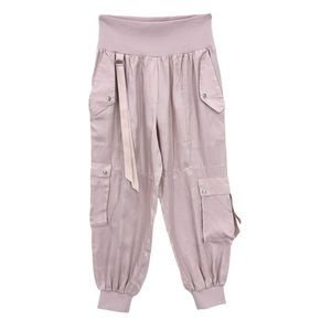 CINQ A SEPT Jogger Pants Tous Les Jours Giles Satin Pink